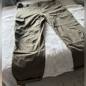 Empyre Loose Fit Olive Cargo Skate Pants
